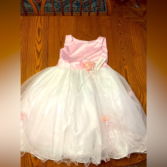 Pink and white tulle dress - Picture 1 of 6